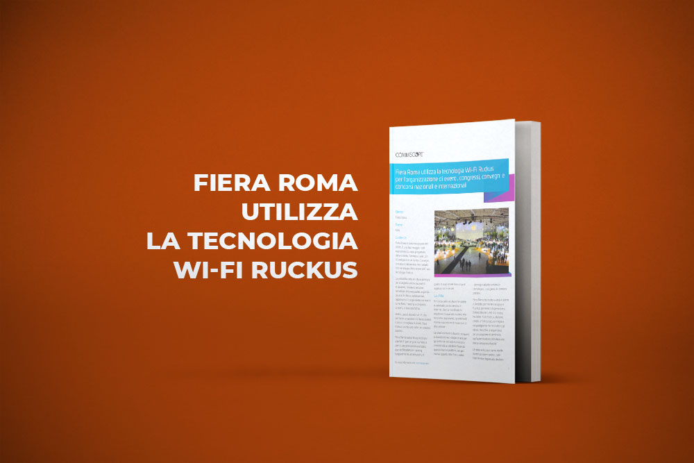 Come la Fiera di Roma utilizza la tecnologia Wi-Fi Commscope Ruckus