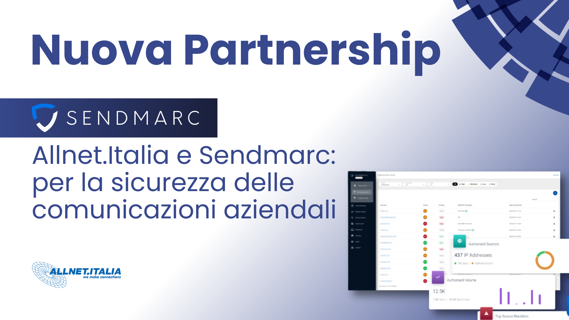 Sendmarc Allnet.Italia nuova partnership